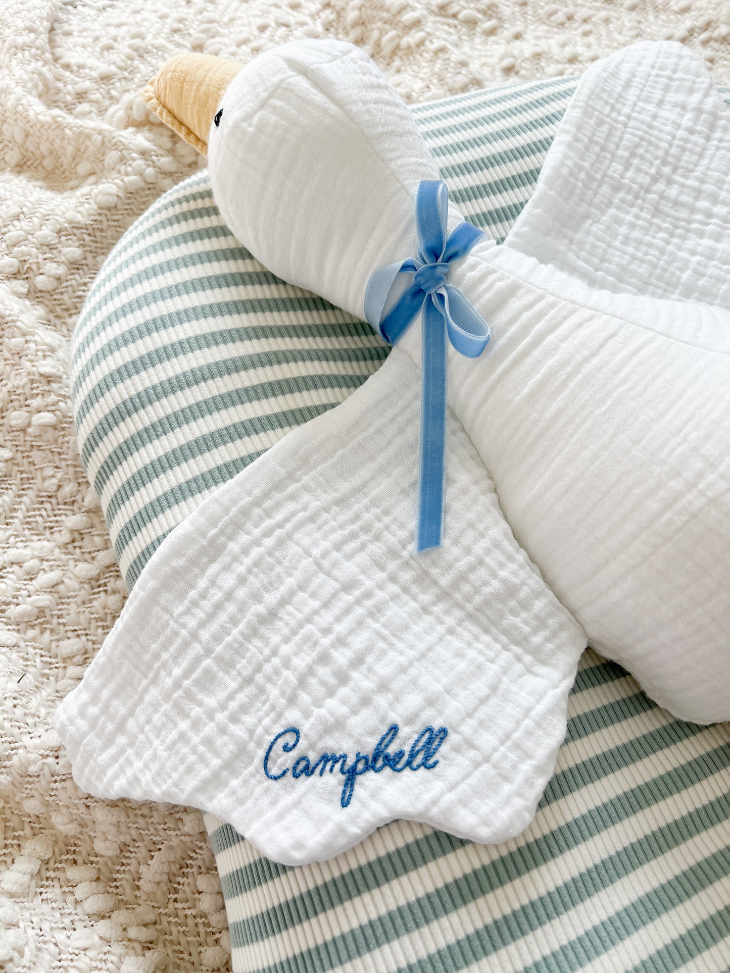 Hand Embroidered Personalization Addition