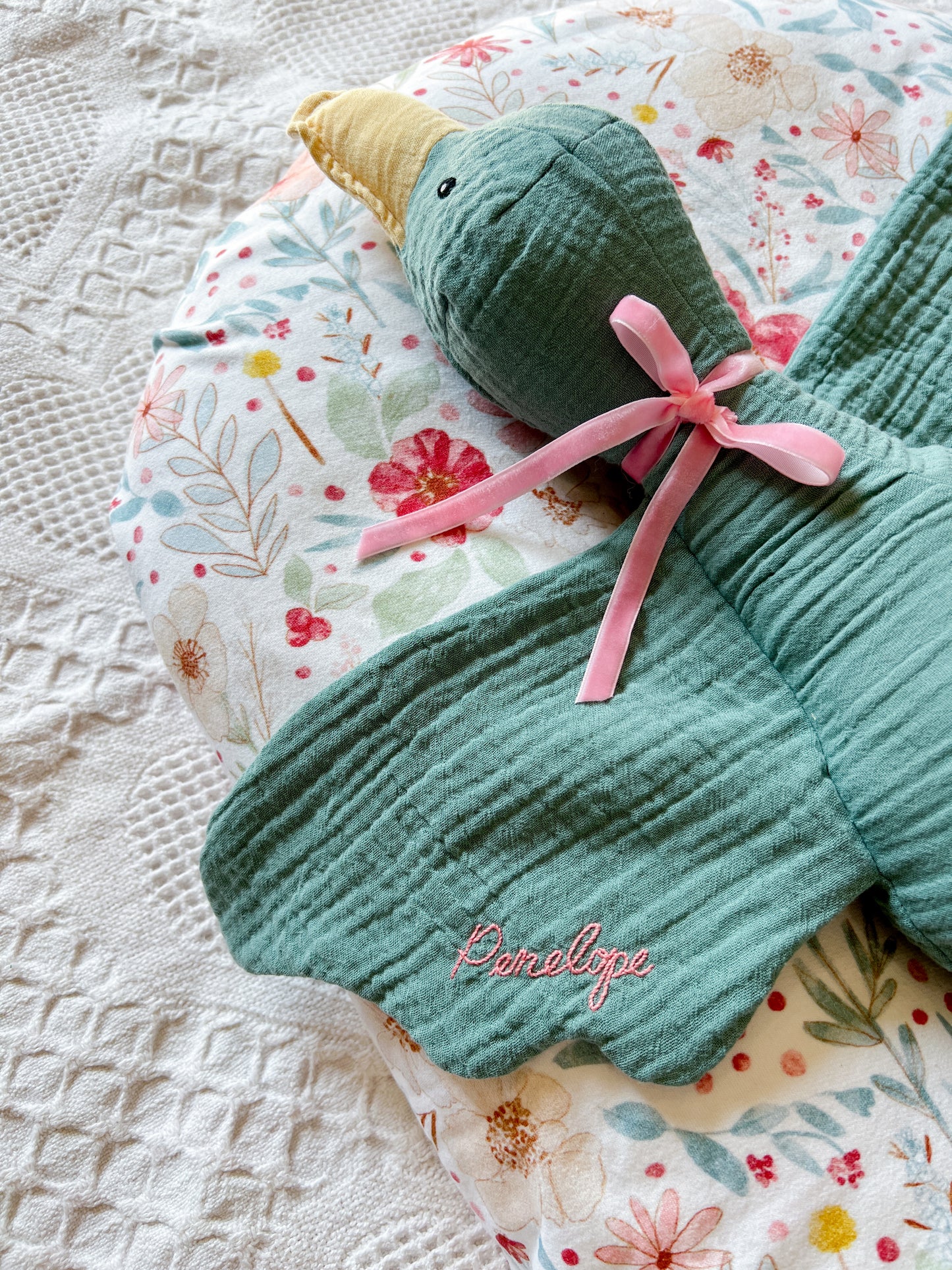 Hand Embroidered Personalization Addition