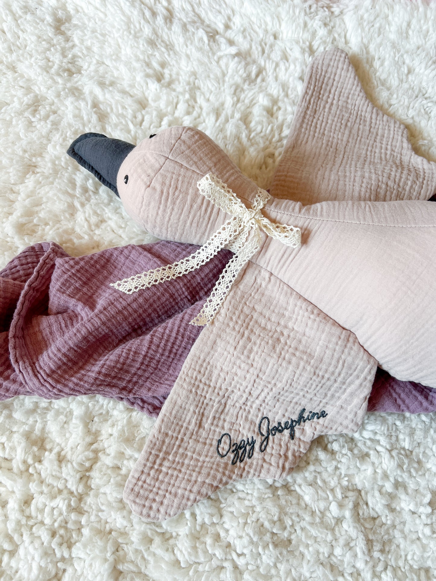 Hand Embroidered Personalization Addition