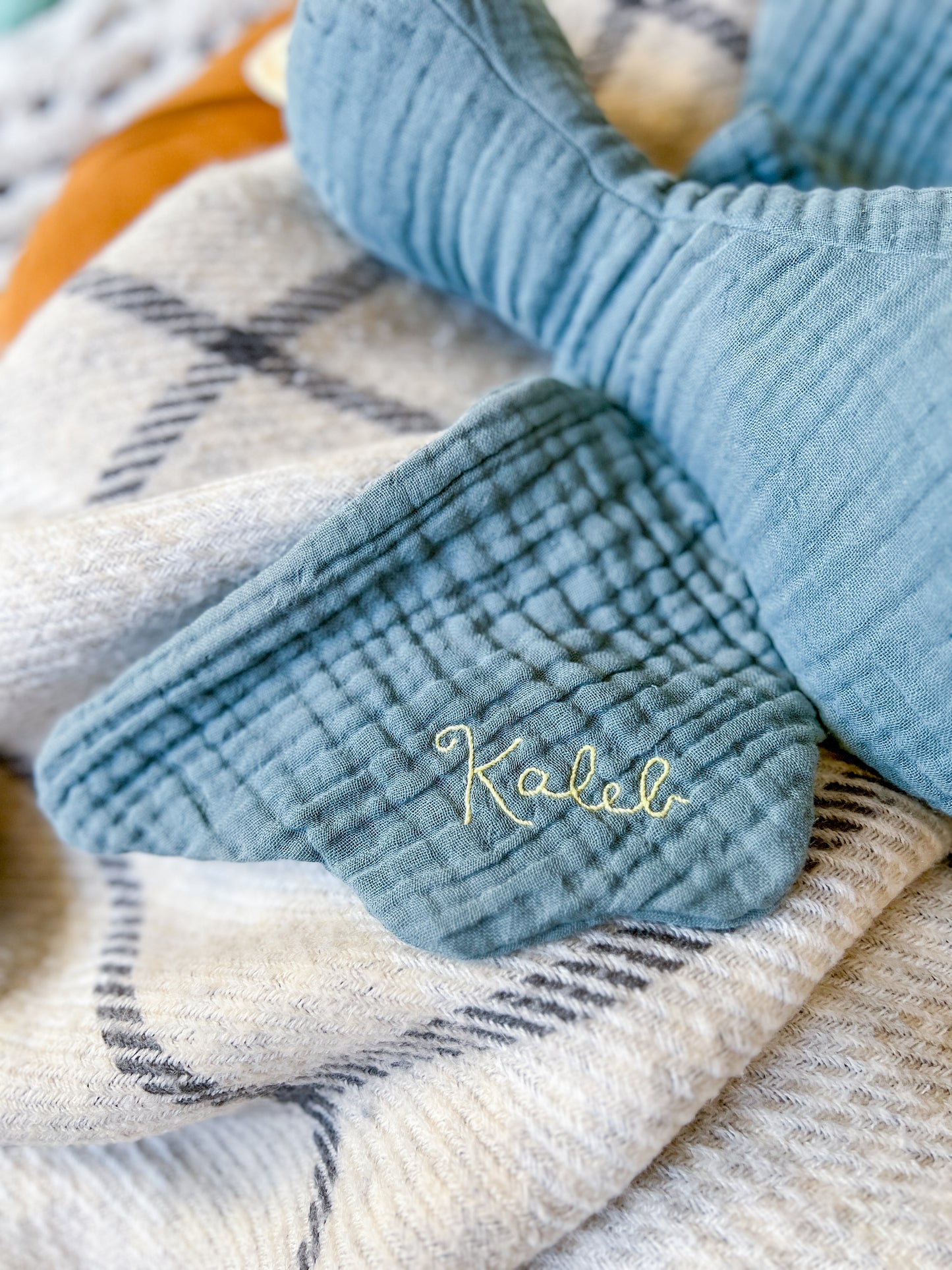 Hand Embroidered Personalization Addition