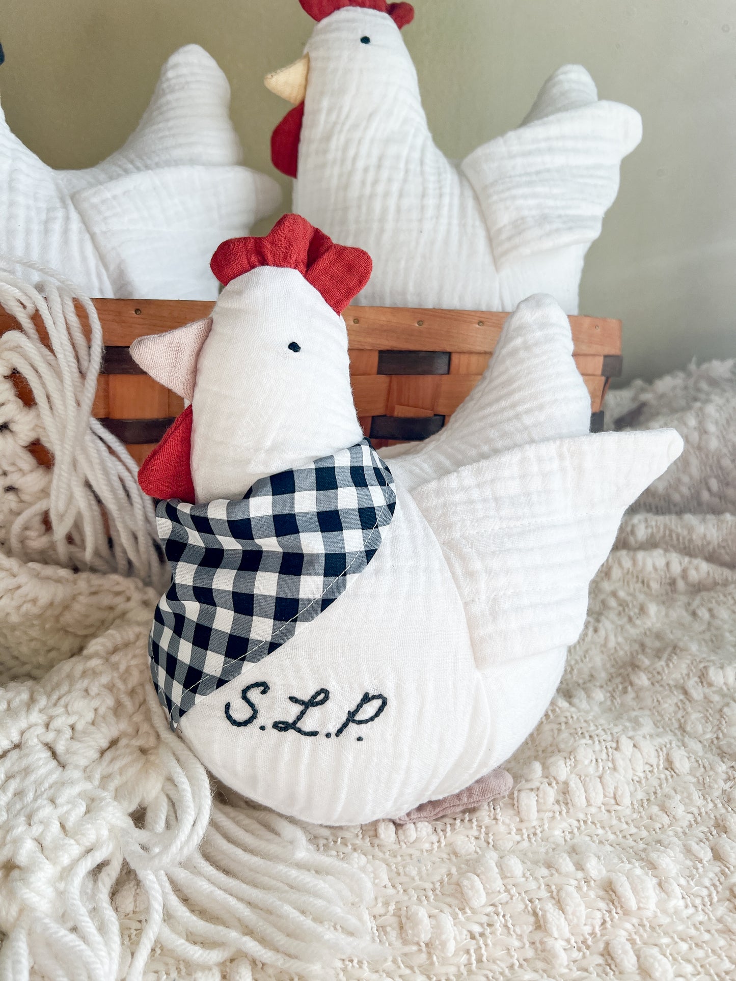 Hand Embroidered Monogram Addition
