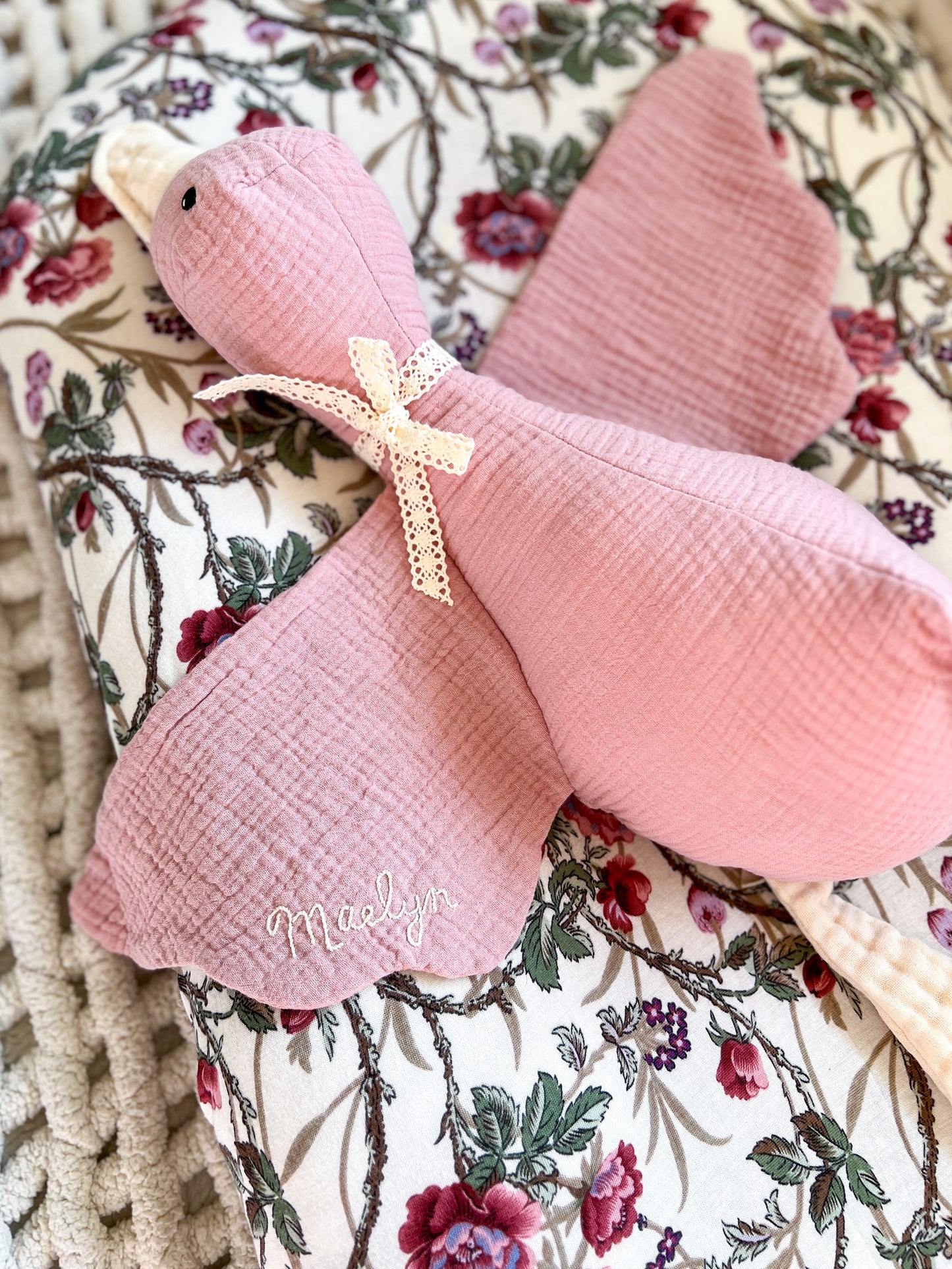 Hand Embroidered Personalization Addition
