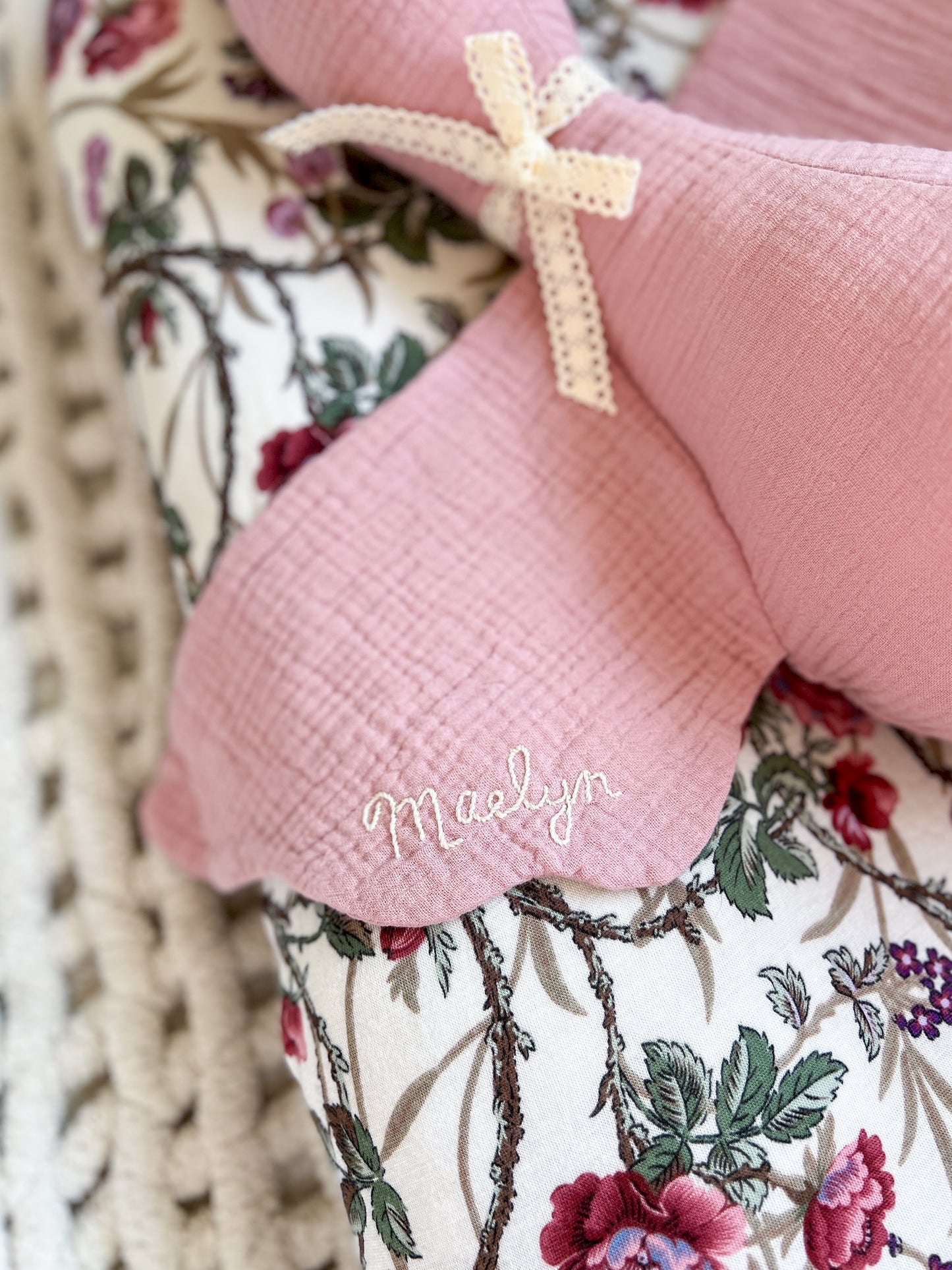 Hand Embroidered Personalization Addition