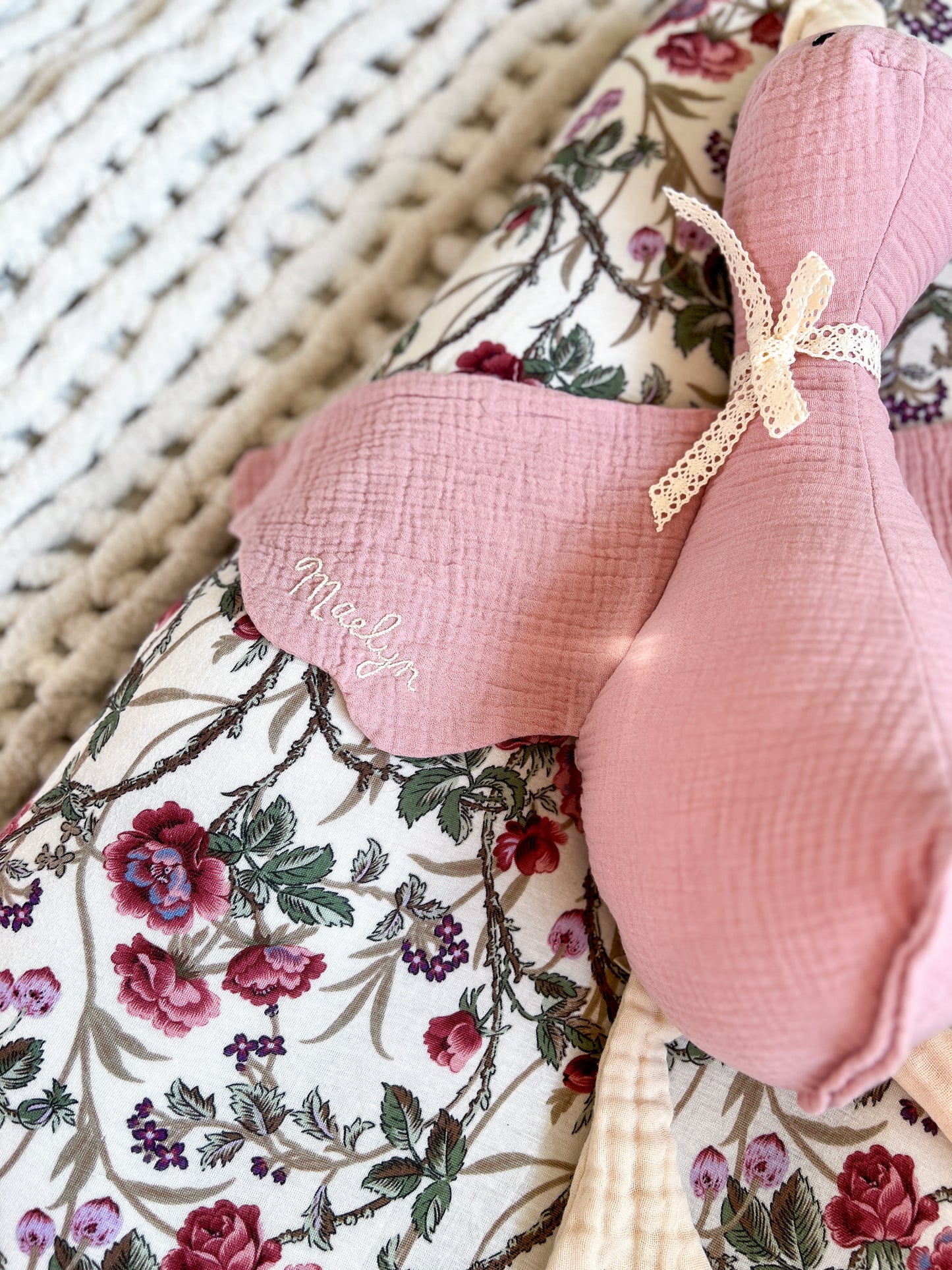 Hand Embroidered Personalization Addition